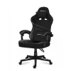 Gaming kėdė Huzaro FORCE 4.4 CARBON — medžiaginis kaušinis sėdynė, aukštis 115–125 cm, maks. apkrova 130 kg, plieninis pagrindas, reguliuojami porankiai