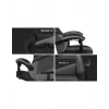 Žaidimų kėdė Huzaro FORCE 4.4 Bucket Seat Juoda Pilka — tinklinis audinys, max 130 kg, aukštis 45–55 cm, 5 ratukų