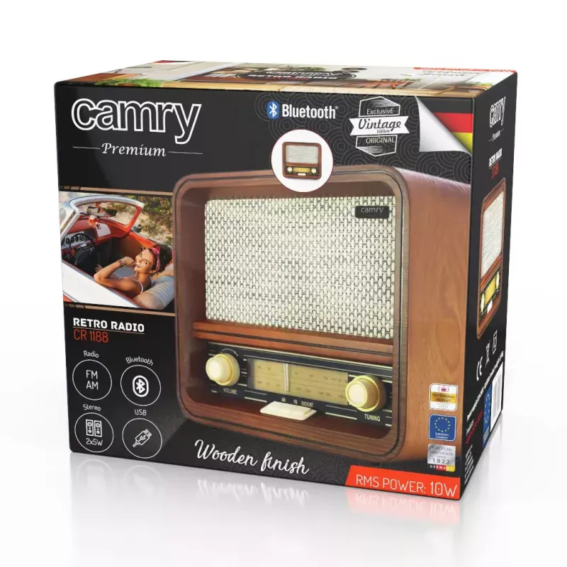 Radijo imtuvas Camry Premium CR 1188