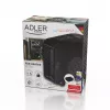 Elektrinis ventiliatorinis šildytuvas Adler AD 7725B, 2000 W, 2 galios lygiai, reguliuojamas termostatas, juodas