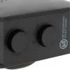 Elektrinis ventiliatorinis šildytuvas Adler AD 7725B, 2000 W, 2 galios lygiai, reguliuojamas termostatas, juodas