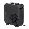 Elektrinis ventiliatorinis šildytuvas Adler AD 7725B, 2000 W, 2 galios lygiai, reguliuojamas termostatas, juodas