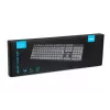 Laidinė USB klaviatūra IBOX Eris IKC2010G — pilno dydžio 105 klavišai, USB, pilkai/juoda, atspari vandeniui, 1,8 m laidas