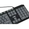 Laidinė USB klaviatūra IBOX Eris IKC2010G — pilno dydžio 105 klavišai, USB, pilkai/juoda, atspari vandeniui, 1,8 m laidas