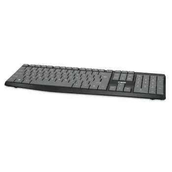 Laidinė USB klaviatūra IBOX Eris IKC2010G — pilno dydžio 105 klavišai, USB, pilkai/juoda, atspari vandeniui, 1,8 m laidas