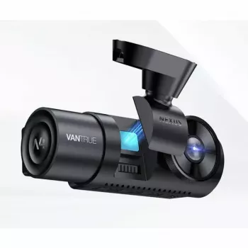 Vaizdo registratorius VANTRUE N4 PRO, 3 kanalų, pagrindinė 3840×2160, 165° priekis, 160° salonas, GPS, Wi‑Fi, IPS ekranas, MicroSD iki 512 GB