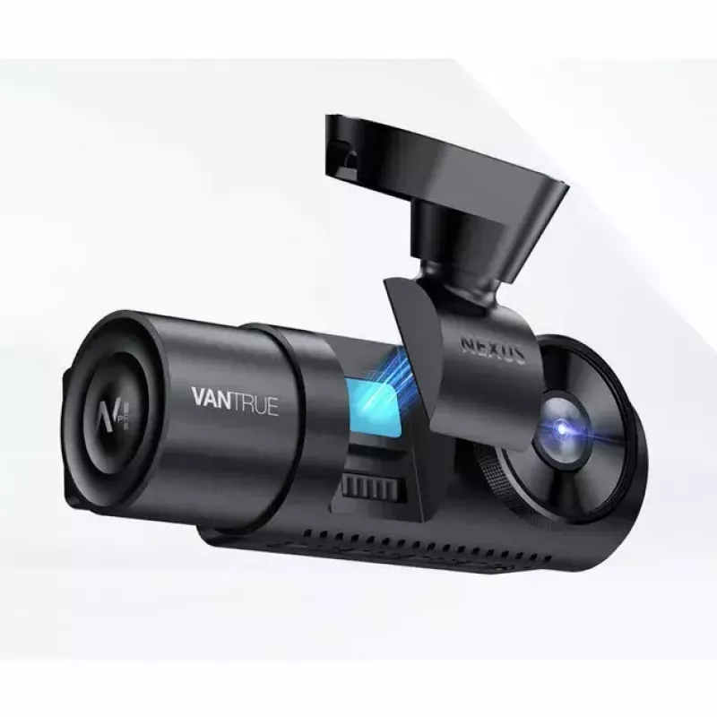 Vaizdo registratorius VANTRUE N4 PRO, 3 kanalų, pagrindinė 3840×2160, 165° priekis, 160° salonas, GPS, Wi‑Fi, IPS ekranas, MicroSD iki 512 GB
