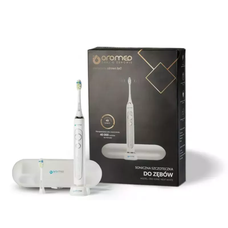 Dantų šepetėlis garsinis ORO-MED ORO-SONIC NEXT WHITE