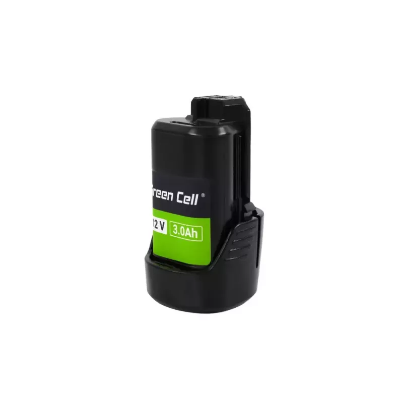 Belaidžio įrankio baterija Green Cell PTBO12V3 – Li‑Ion 3 Ah, 5,1×4,7×8,6 cm