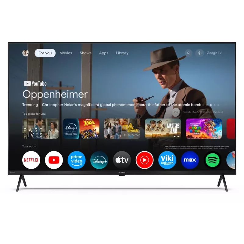 Sharp 43HL4265E televizorius 109,2 cm (43 col.) 4K Ultra HD Smart TV Wi-Fi Juodas