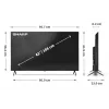 Sharp 43HL4265E televizorius 109,2 cm (43 col.) 4K Ultra HD Smart TV Wi-Fi Juodas