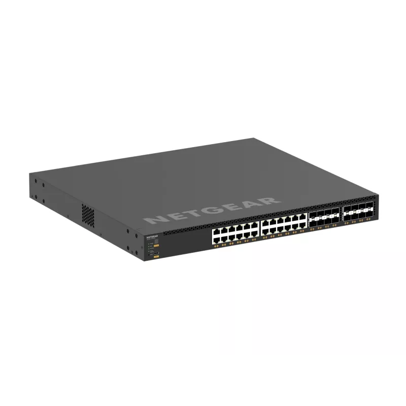 NETGEAR M4350-24X8F8V valdomas L3 10G Ethernet (100/1000/10000) Power over Ethernet (PoE) 1U juodas
