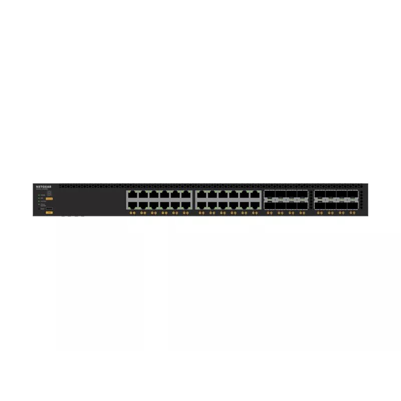 NETGEAR M4350-24X8F8V valdomas L3 10G Ethernet (100/1000/10000) Power over Ethernet (PoE) 1U juodas