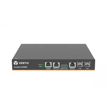 Vertiv Avocent ACS800 4 prievadų serijinė konsolė su analoginiu modemu, išoriniu AC/DC maitinimo bloku - Jungiamasis laidas: C14 į C13