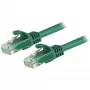StarTech.com 15m CAT6 Ethernet kabelis – žalias CAT 6 Gigabit Ethernet laidas – 250MHz 100W PoE RJ45 UTP tinklo/pataisų laidas su apsauga nuo užkabinimo ir įtempimo mažinimu, individualiai išbandytas