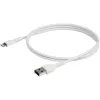 StarTech.com 1 m baltas USB-A į Lightning laidas – armuotas aramido pluoštu, MFi sertifikuotas, iPad/iPhone