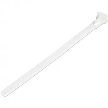 StarTech.com daugkartiniai kabelių raiščiai, 15 cm, 7 mm, 35 mm ryšulio skersmuo, 22 kg tempimo stipris, atlaisvinami nailoniniai, vidaus/lauko, 94V-2/UL sertifikuoti, 100 vnt., balti