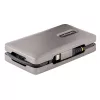 StarTech.com USB-C kelių prievadų adapteris, 4K 60Hz HDMI 2.0b, HDR, USB 3.2 Gen 2 10Gbps šakotuvas (2xUSB-C, 1xUSB-A), 100W PD perdavimas, Mini kelioninis dokas, 12 colių/30 cm laidas, nešiojamojo kompiuterio dokavimo stotelė