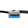 StarTech.com USB į dvigubą HDMI adapteris, USB A/C į 2x HDMI ekranus (1x 4K30Hz, 1x 1080p), integruotas USB-A į C adapteris, 11 cm laidas, USB 3.0 į HDMI vaizdo adapteris, Windows ir macOS