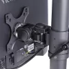 StarTech.com stalo laikiklis 2 vertikaliai sukrautiems monitoriams, dvigubas 49 colių, bendra apkrova 70 svarų (32 kg), C-spaustuvas, greito atlaisvinimo VESA sistema, plačiaekranis 16:9 / itin platus 32:9, TAA