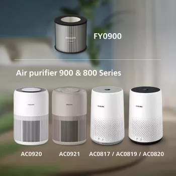 Philips oro valytuvo filtras 900 ir 800 serijoms, HEPA, 99,97%, dėžutė
