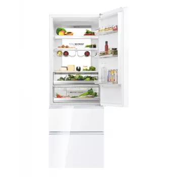 Haier 3D 70 Serie 7 HTW7720DNGW Laisvai pastatomas šaldytuvas-šaldiklis 483 L Baltas