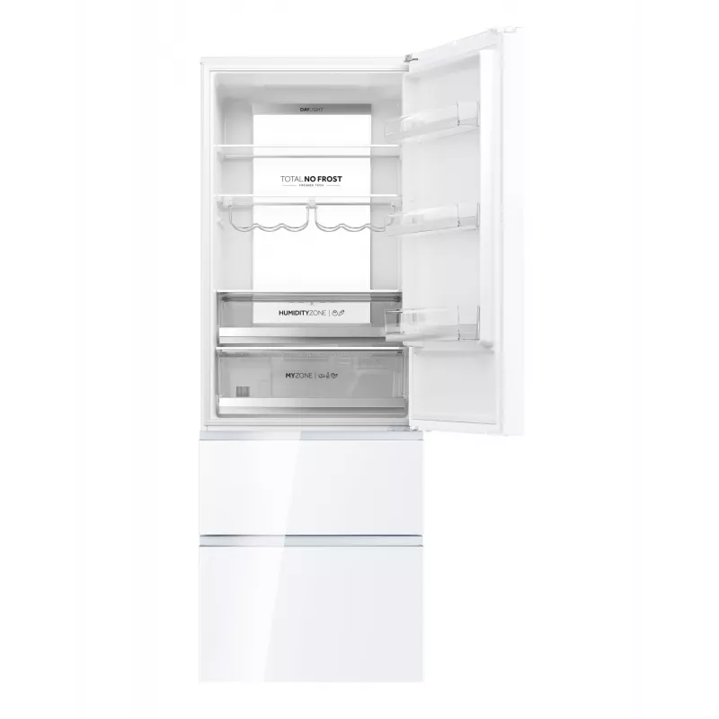Haier 3D 70 Serie 7 HTW7720DNGW Laisvai pastatomas šaldytuvas-šaldiklis 483 L Baltas