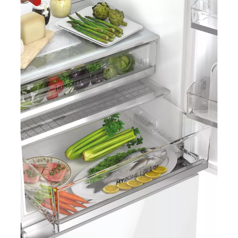 Haier 3D 70 Serie 7 HTW7720DNGW Laisvai pastatomas šaldytuvas-šaldiklis 483 L Baltas