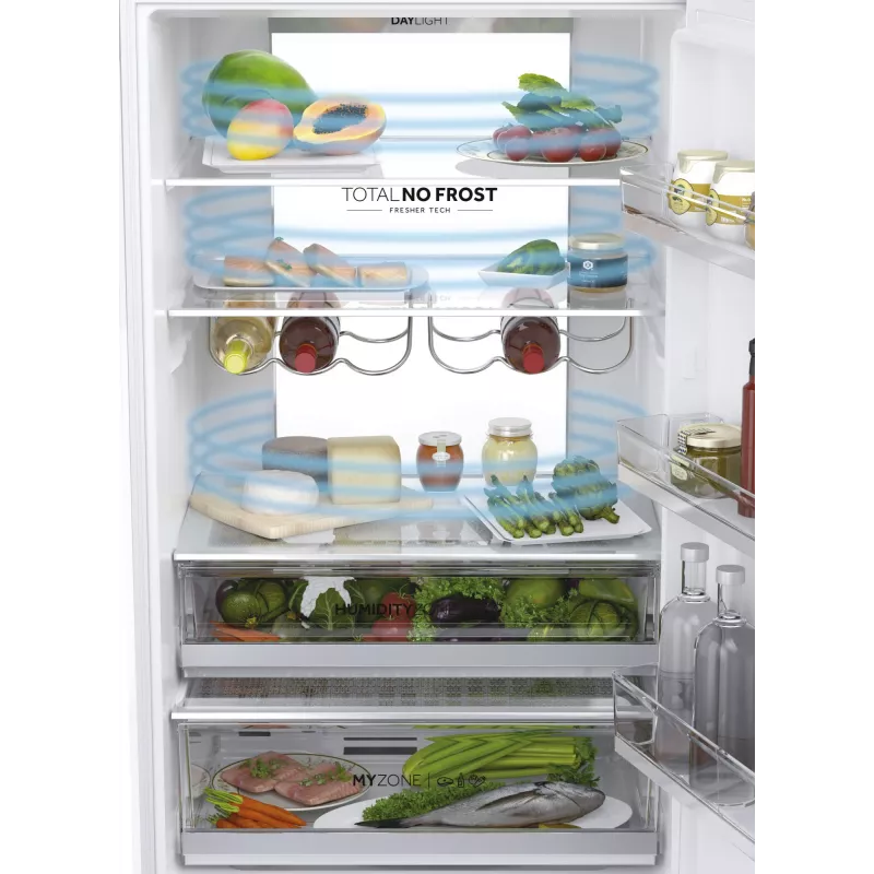 Haier 3D 70 Serie 7 HTW7720DNGW Laisvai pastatomas šaldytuvas-šaldiklis 483 L Baltas