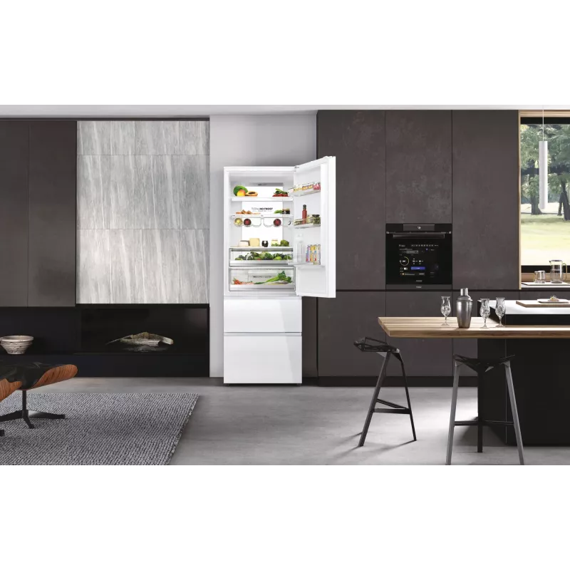 Haier 3D 70 Serie 7 HTW7720DNGW Laisvai pastatomas šaldytuvas-šaldiklis 483 L Baltas