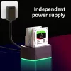 CoreParts MS-CLONER-SATA2.5-3.5 doko stotelė kietiesiems diskams, juoda