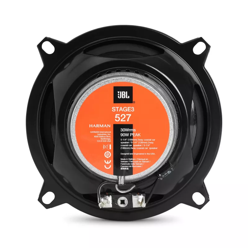 JBL Stage3 527 automobiliniai garsiakalbiai apvalūs 2 krypčių 200 W 2 vnt.