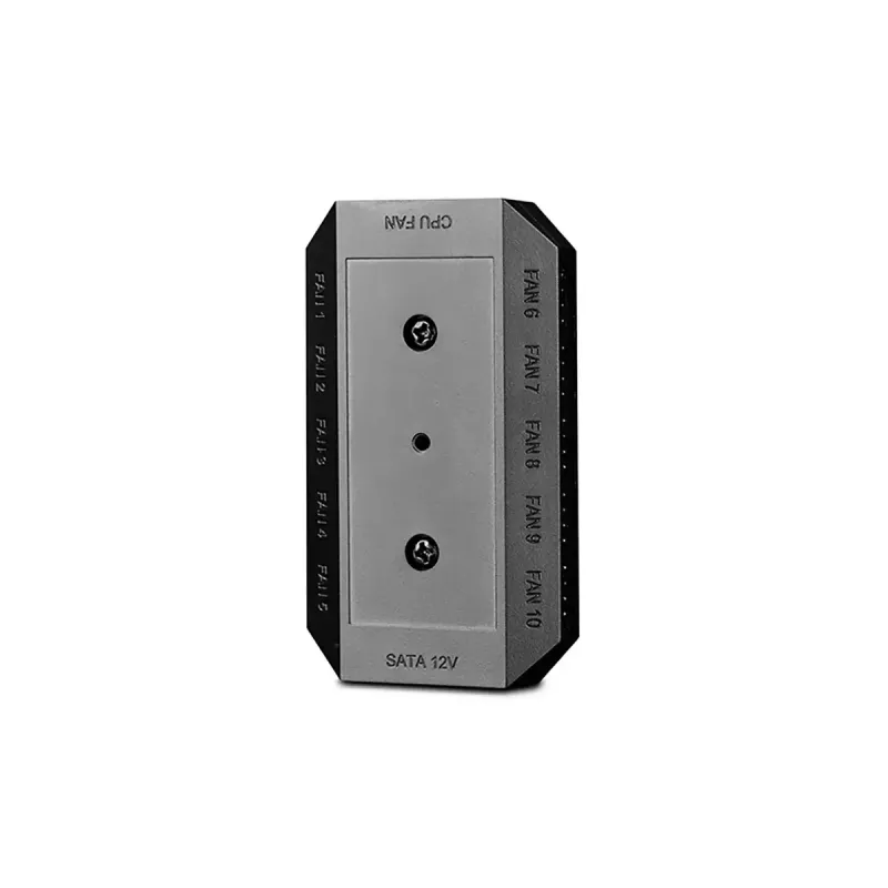 Ventiliatorių valdiklis DeepCool FH-10, 4 kontaktų ventiliatoriaus jungtis, juoda, 80×46×15 mm
