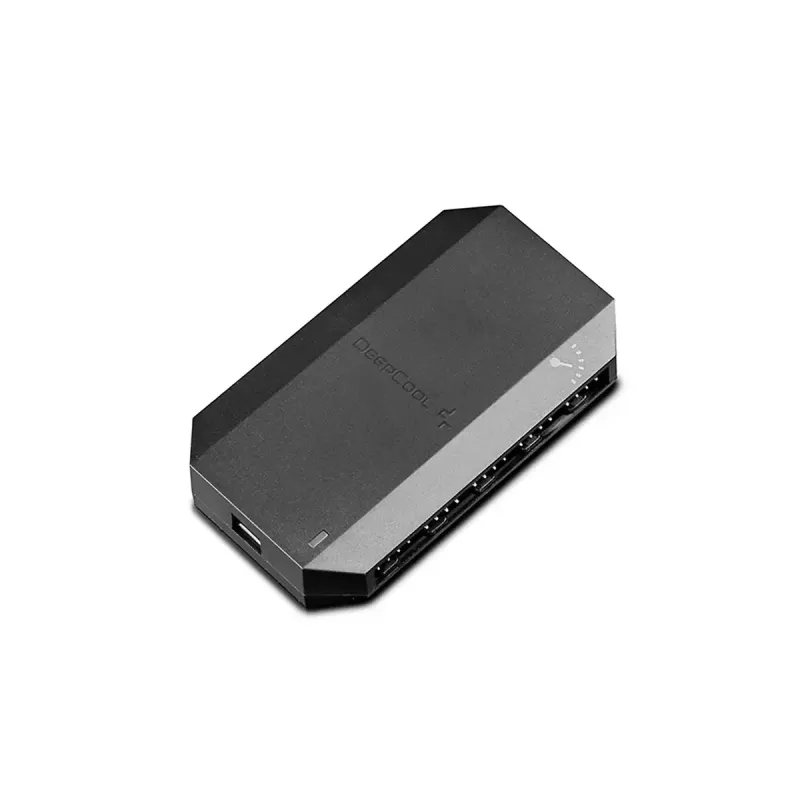 Ventiliatorių valdiklis DeepCool FH-10, 4 kontaktų ventiliatoriaus jungtis, juoda, 80×46×15 mm