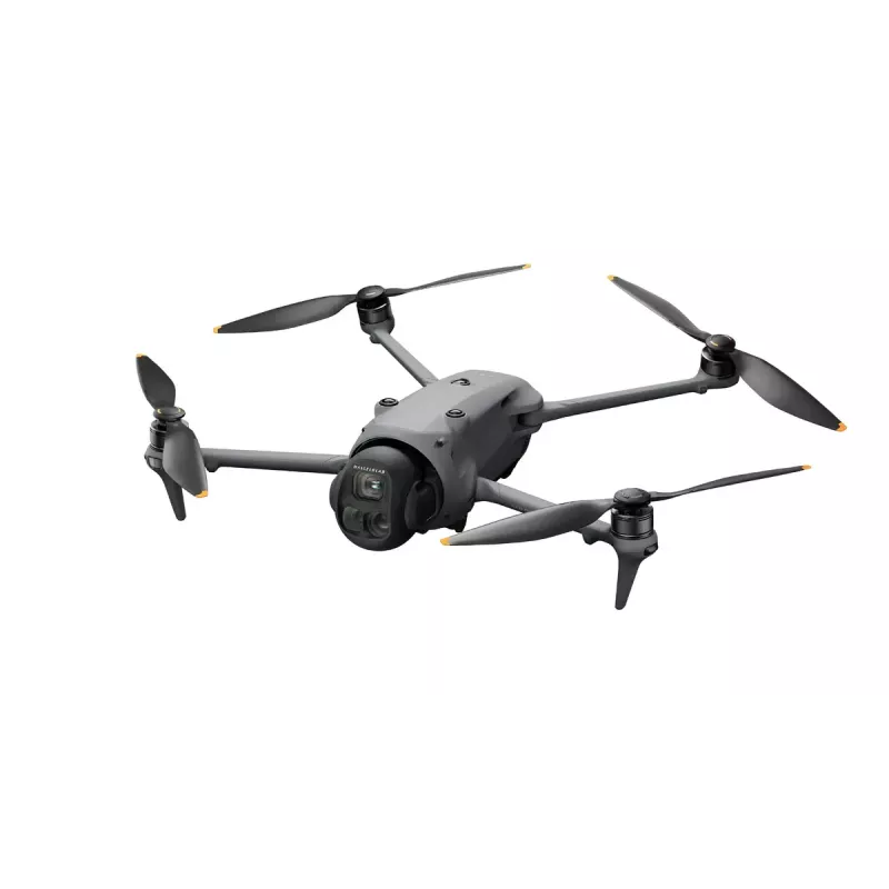 Dronas DJI Mavic 4 Pro Quadcopter — 100 MP kamera, 12288×8192 px, 6654 mAh baterija, 41000 m nuotolis, 27 m/s, 1,063 kg, pilka