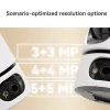 IP stebėjimo kamera IMOU Ranger Dual Pro 6MP — stalinė, 2304×1296, 3.6mm, 8× skaitmeninis priartinimas, 91°×47° matymo kampai