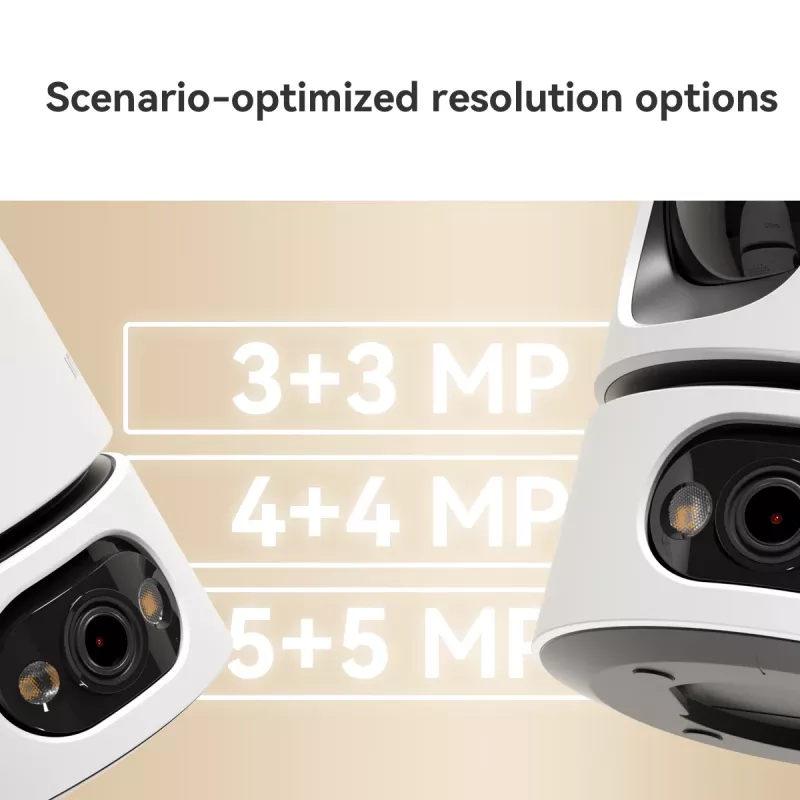 IP stebėjimo kamera IMOU Ranger Dual Pro 6MP — stalinė, 2304×1296, 3.6mm, 8× skaitmeninis priartinimas, 91°×47° matymo kampai