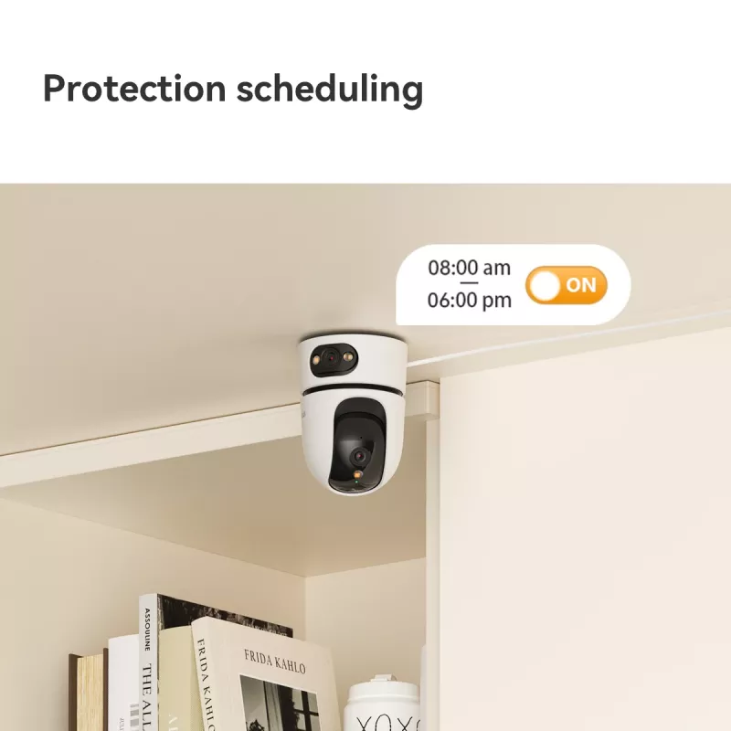 IP stebėjimo kamera IMOU Ranger Dual Pro 6MP — stalinė, 2304×1296, 3.6mm, 8× skaitmeninis priartinimas, 91°×47° matymo kampai