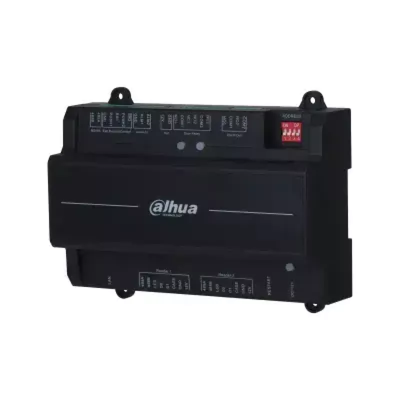 Durų valdiklis Dahua DHI-ASC2202B-S — 2 durų bazinis valdiklis, 12 V, 24 W, RJ-45/RS-485