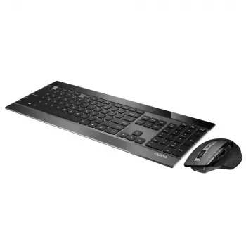Bevielis klaviatūros ir pelės rinkinys Rapoo 9900m Office QWERTZ juoda