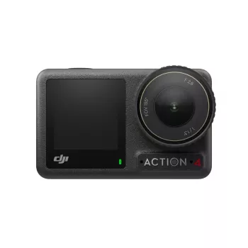Veiksmo kamera DJI Osmo Action 4 — 4K Ultra HD, CMOS jutiklis, 155° FOV, MicroSD iki 512 GB, vandeniui atspari 18 m, 145 g