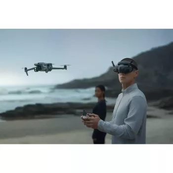 Dedikuotas galvos ekranas DJI Goggles 3 Micro-OLED 1920x1080, reguliuojamas IPD, 0,47 kg, pilkai juodas