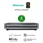 Projektorius Hisense PX3 itin trumpo fokusavimo 4K UHD 2800 ANSI liumenų juodas, tamsiai pilkas