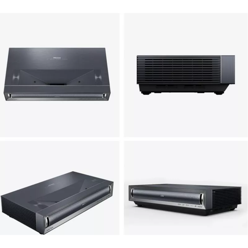 Projektorius Hisense PX3 itin trumpo fokusavimo 4K UHD 2800 ANSI liumenų juodas, tamsiai pilkas