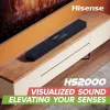Hisense HS2000 2.1 kanalų 240 W garso juosta su įmontuotu žemų dažnių garsiakalbiu