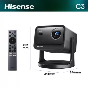 Projektorius HISENSE C3 4K Trichroma Lazerinis 2500 ANSI liumenų