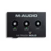 Garso sąsaja M-Audio M-Track Solo USB 16 bitų / 48 kHz, 1 įėjimas / 1 išėjimas, kombinuotas XLR/TRS lizdas, instrumentinis įėjimas, 48 V fantominis maitinimas, ausinių išėjimas