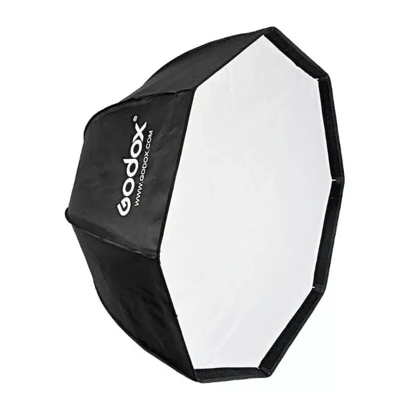 Godox SB-GUE120 Black 120 cm Nailono minkštoji dėžė su difuzoriais ir grotelėmis