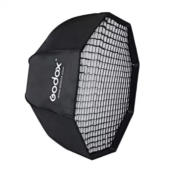 Godox SB-GUE120 Black 120 cm Nailono minkštoji dėžė su difuzoriais ir grotelėmis