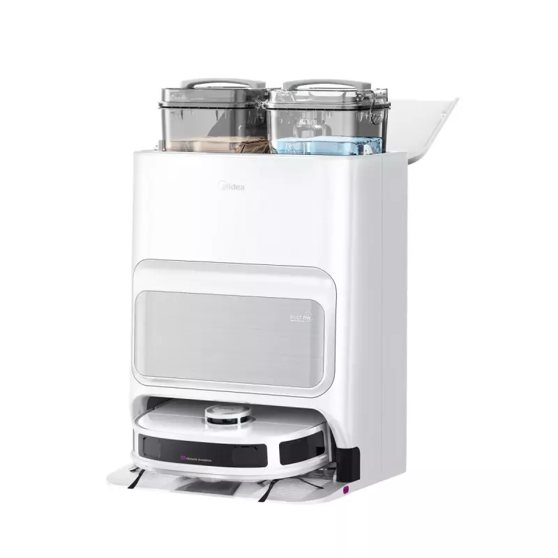 Robotinis dulkių siurblys Midea V12 šlapias ir sausas 5200 mAh 3L 5000 Pa Baltas